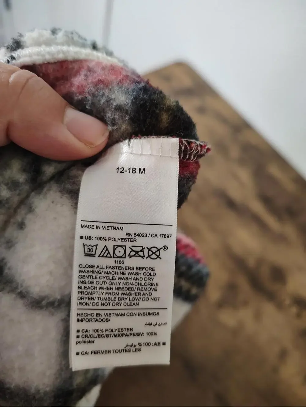 Unisex Old Navy Baby Coat Plaid 12 to 18 mo mo